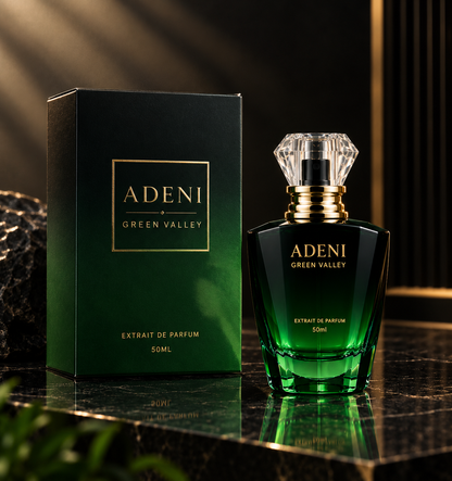 ADENI Green Valley Extrait de Parfum for men 50ml bottle